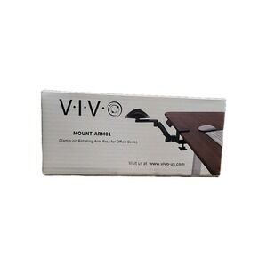 Vivo Mount Arm01‎ Clamp On Arm Rest for Office Desk Adjustable Height